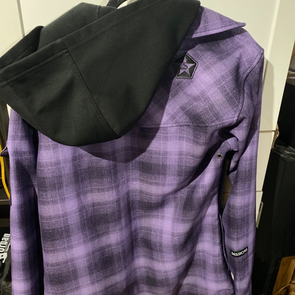 Sessions purple jacket women’s size M - Picture 4 of 5
